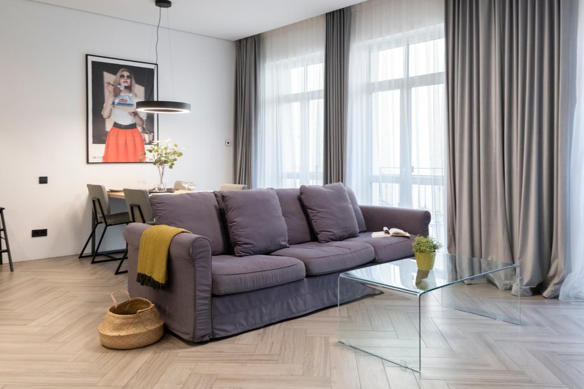 Cohost I Oldtown 60M2 Apt W-Garage Parking, Balcony & Self Check-In VNO Extérieur photo